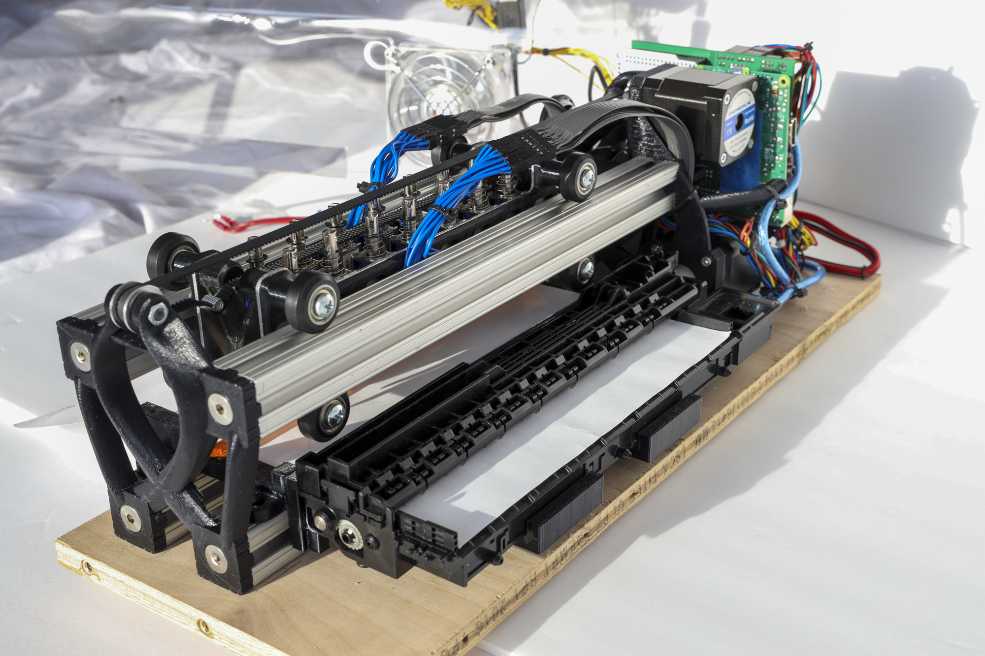 The Portabraille Printer without the outer enclosure